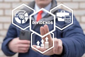 Concept of dividends. Dividend growth or increase dividend. A dividend is a payment made by a corporation to its shareholders as a distribution of profits. Saving money. Dividend tax.